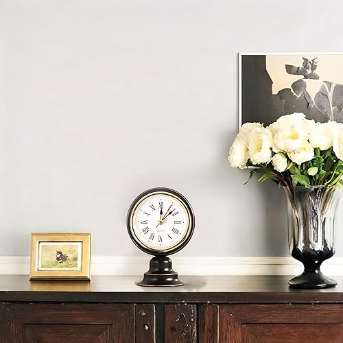 Miniatura 3 de Classic Clock Craft Quartz Movement 2-1/2 (65mm) Round Clocks Head Insert Roman Number