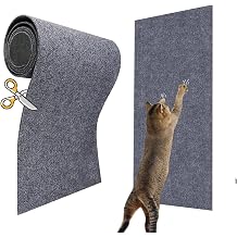 KEYIDE Couch Cat Scratch Protector 79 x 16 Cat Scratcher Wall Climbing from Cat Claws for DlY Tower Post Cat Tree Grey
