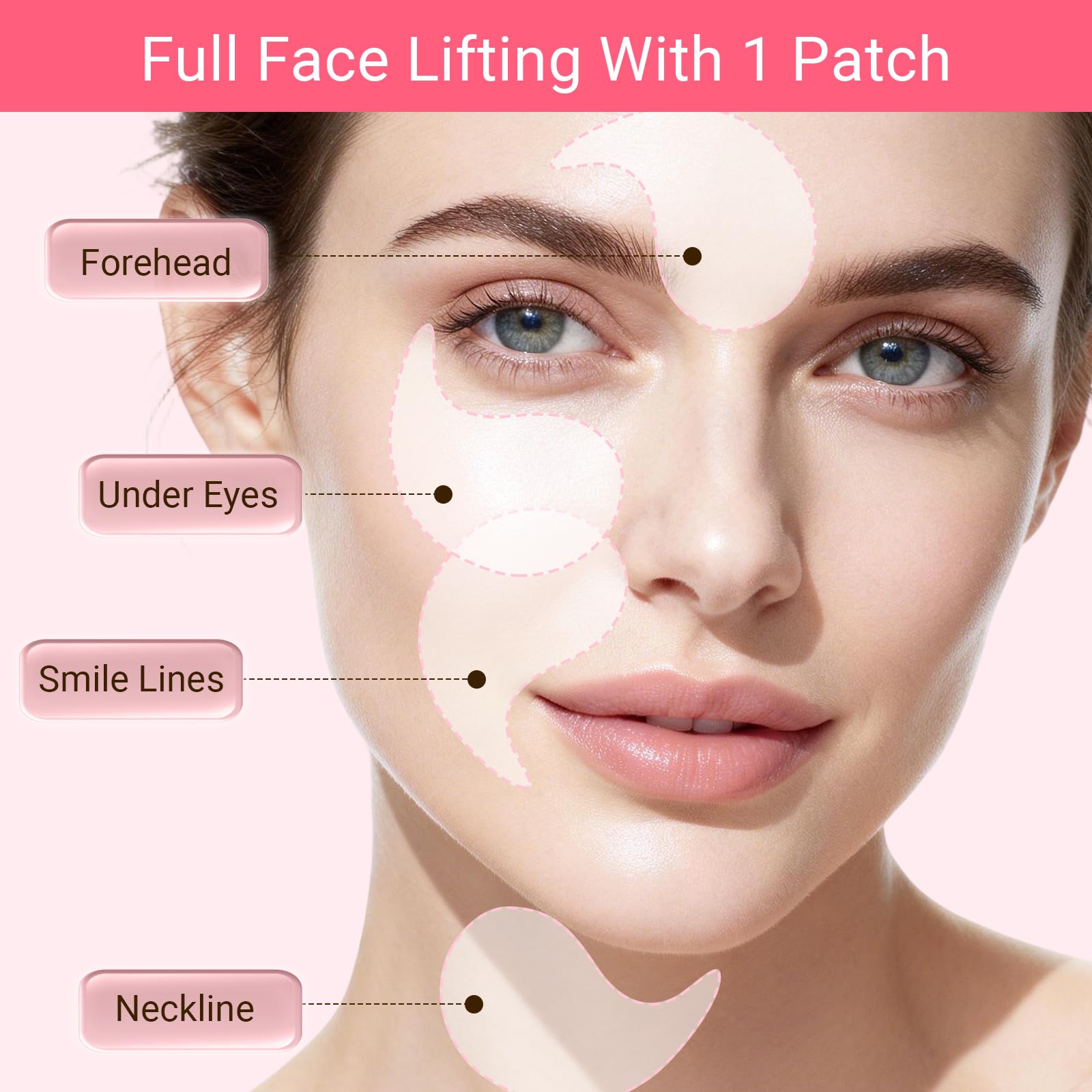 iMethod PDRN Collagen Boost Eye Patches – Under Eye Mask, Instant Lift Eye Mask per ridurre le linee sottili, rinforzare sotto gli occhi per cerchi scuri, occhi gonfi, 8 paia