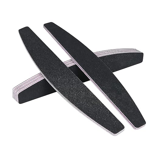 Kafeiya Limas de Uñas Profesionales(5Piezas),Lima Uñas Gel 100/180,Limas para Uñas de Doble Cara Set Gel Acrílico Limas uñas con Lavable, para Uso Doméstico y Salón