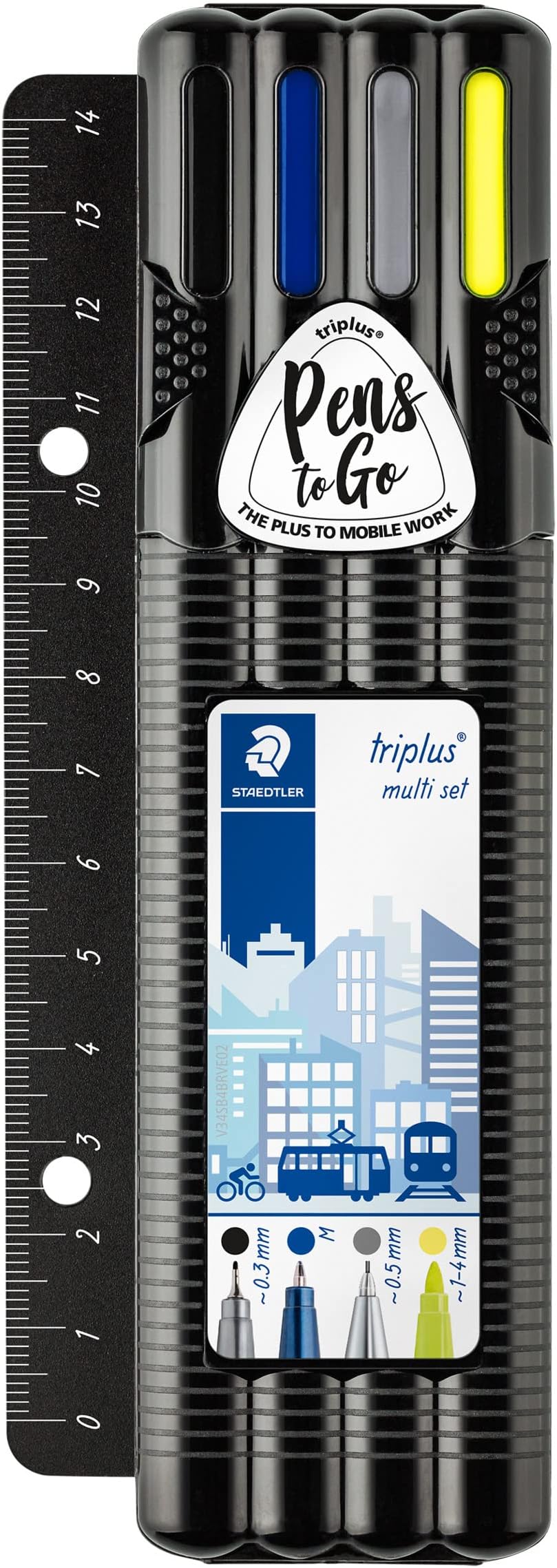 STAEDTLER Triplus Office Fine Point Tip set in Black box (334,437,774 ...