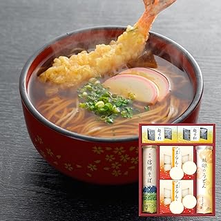 つつうらら 縁起物 乾麺詰合せ 信州そば＆双卯のうどん＆丸もち＆めんつゆセット 国産素材 使用 よし井 お正月 ギフト 贈答用 お取り寄せ お歳暮 お礼の品 A-SFT-25N