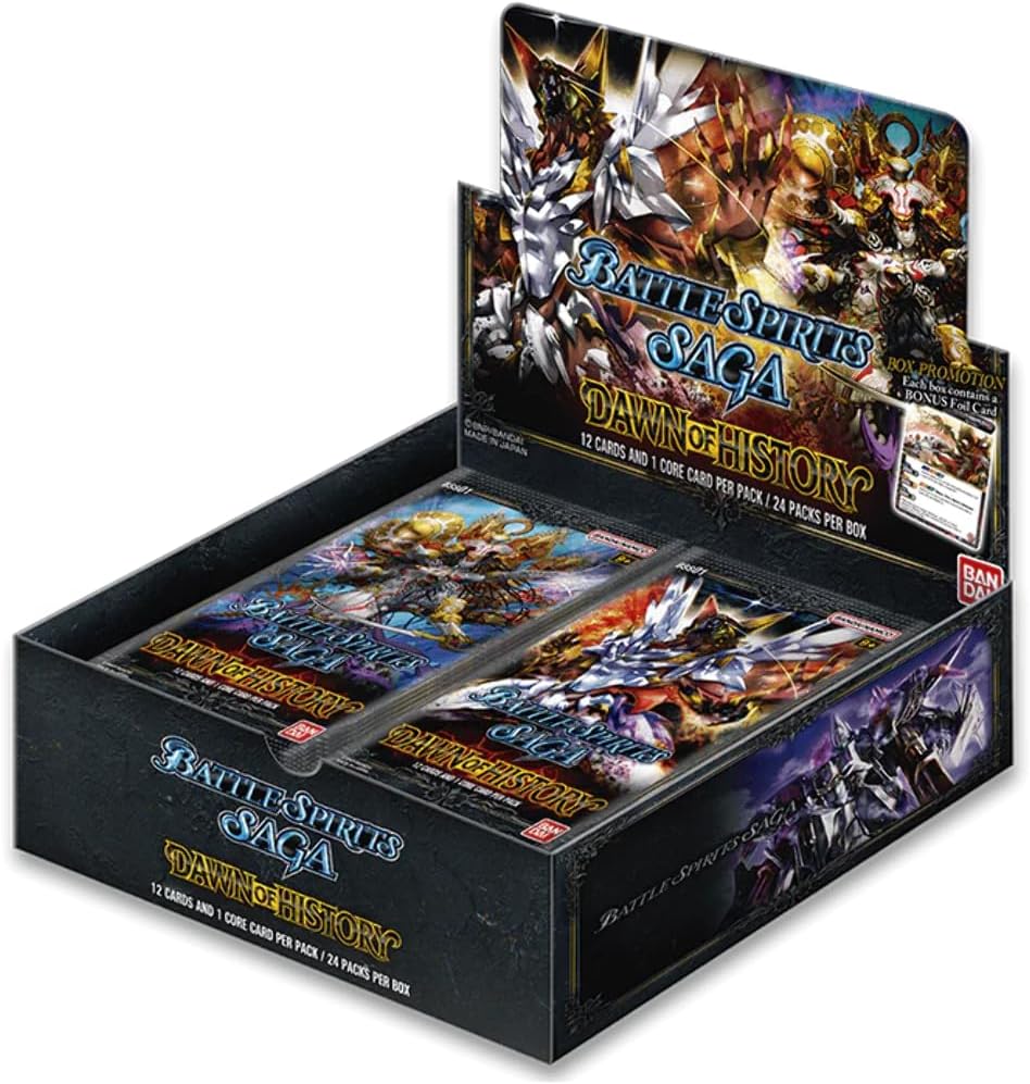 BANDAI NAMCO Entertainment Battle Spirits Saga: Dawn of History Booster Box, Black (BCL2662785)
