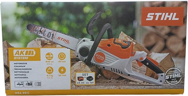 Stihl STIHL Akku-Kettensäge MSA 220 C-B mit Akku AP 300 S und Ladegerät AL 301 (35 cm Schwert, Lightning Bar, AP-Profi-Plattform) — Akku-Kettensägen