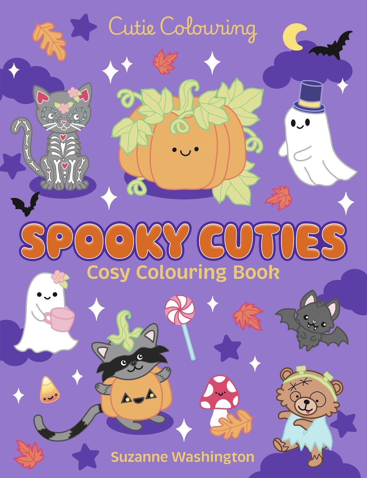 Spooky Cuties: The Relaxing Colouring Book Full of Adorable Spooky Characters (Cutie Colouring)