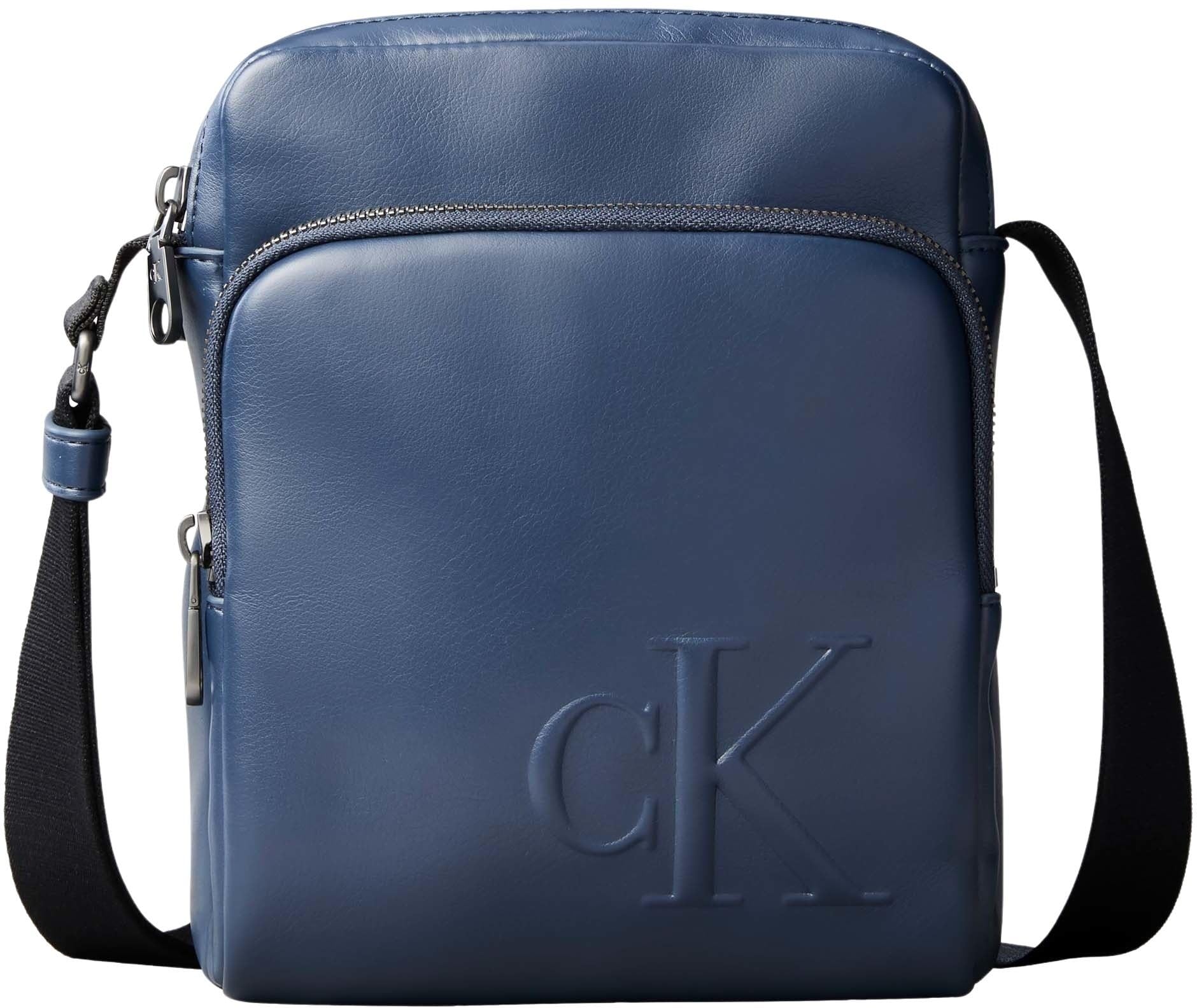 Calvin Klein Men's Bold Ck Pocket Reporter LV04D3368G, BLUE, One Size