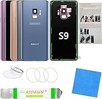 Vista 101 de Galaxy Note 9 - Carcasa de repuesto para Samsung Galaxy Note 9 con lente de cámara preinstalada+manual de instalación