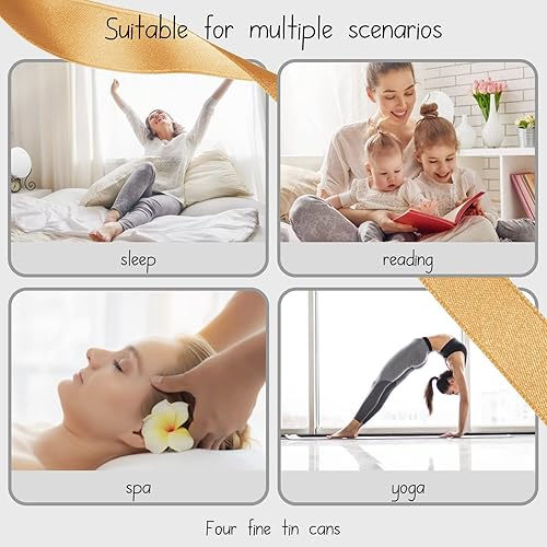 Miniatura 6 de PLEYIDOOL Velas perfumadas de soja para aromaterapia, regalos para mujeres, 4.4 onzas, paquete de 4 unidades de 120 horas de combustión, velas de