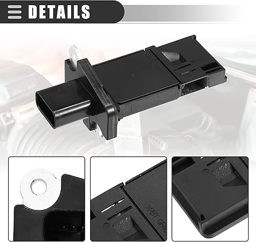 Miniatura 6 de Motoforti Sensor de flujo de aire, sensor MAF reemplazo de flujo de aire, para Ford Focus 2.0L 2008-2011, plástico, 3L3Z-12B579-BA, negro