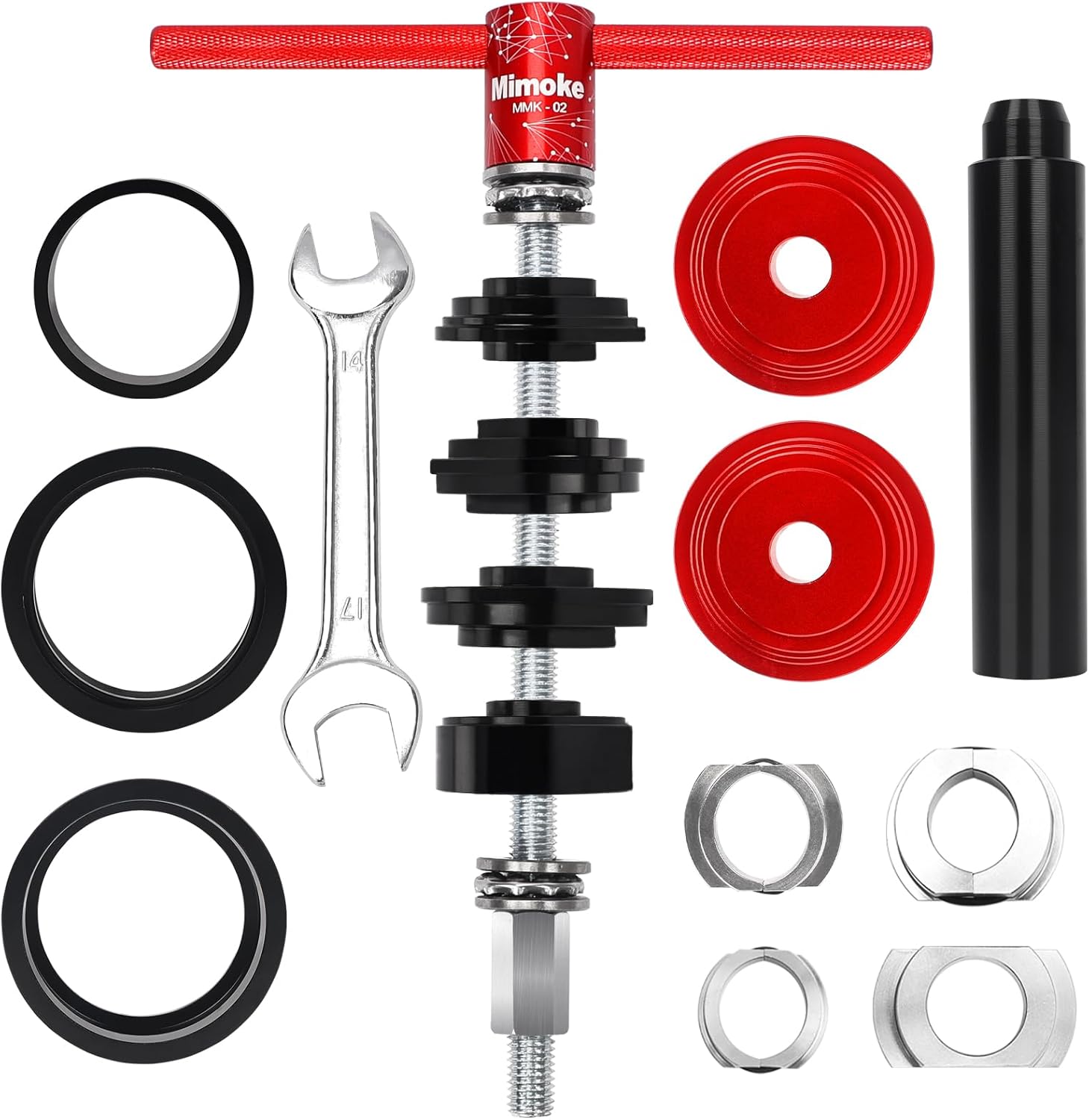 Mimoke Bicycle Headset Press Tool, Installation Tools Press-in for Bottom Bracket for BB73 BB86 BB30 BB91 BB92 PF30