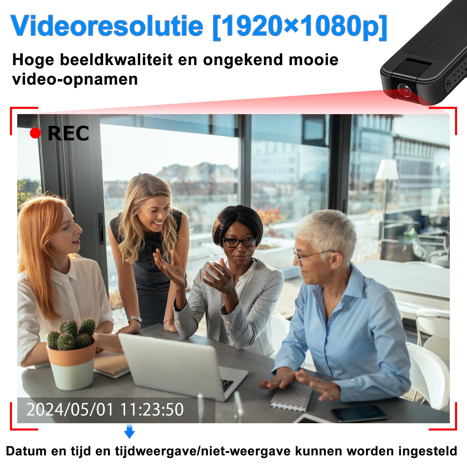 TANGMI Draagbare mini-lichaamscamera met nachtzicht en HD 1080p met geïntegreerde batterij voor vergaderingen, paardrijden, wandelingen voor huisdieren TANGMI Draagbare mini-lichaamscamera met nachtzicht en HD 1080p met geïntegreerde batterij voor vergaderingen, paardrijden, wandelingen voor huisdieren