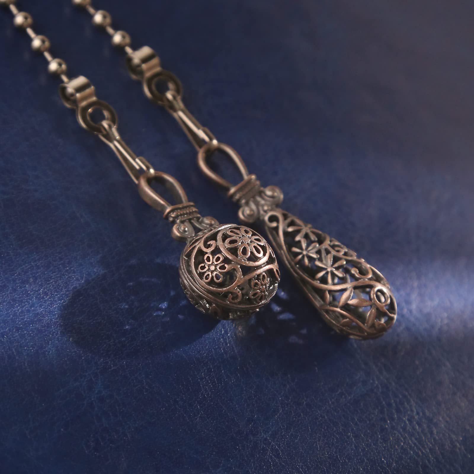Vintage Bronze Ceiling Fan Pull Chains (2 Pack) -5