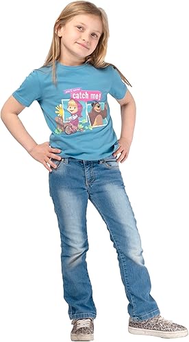 Miniatura 5 de Masha and the Bear You Never Catch Me T-Shirt, Masha Riding Tricyle Graphic, lavable a máquina