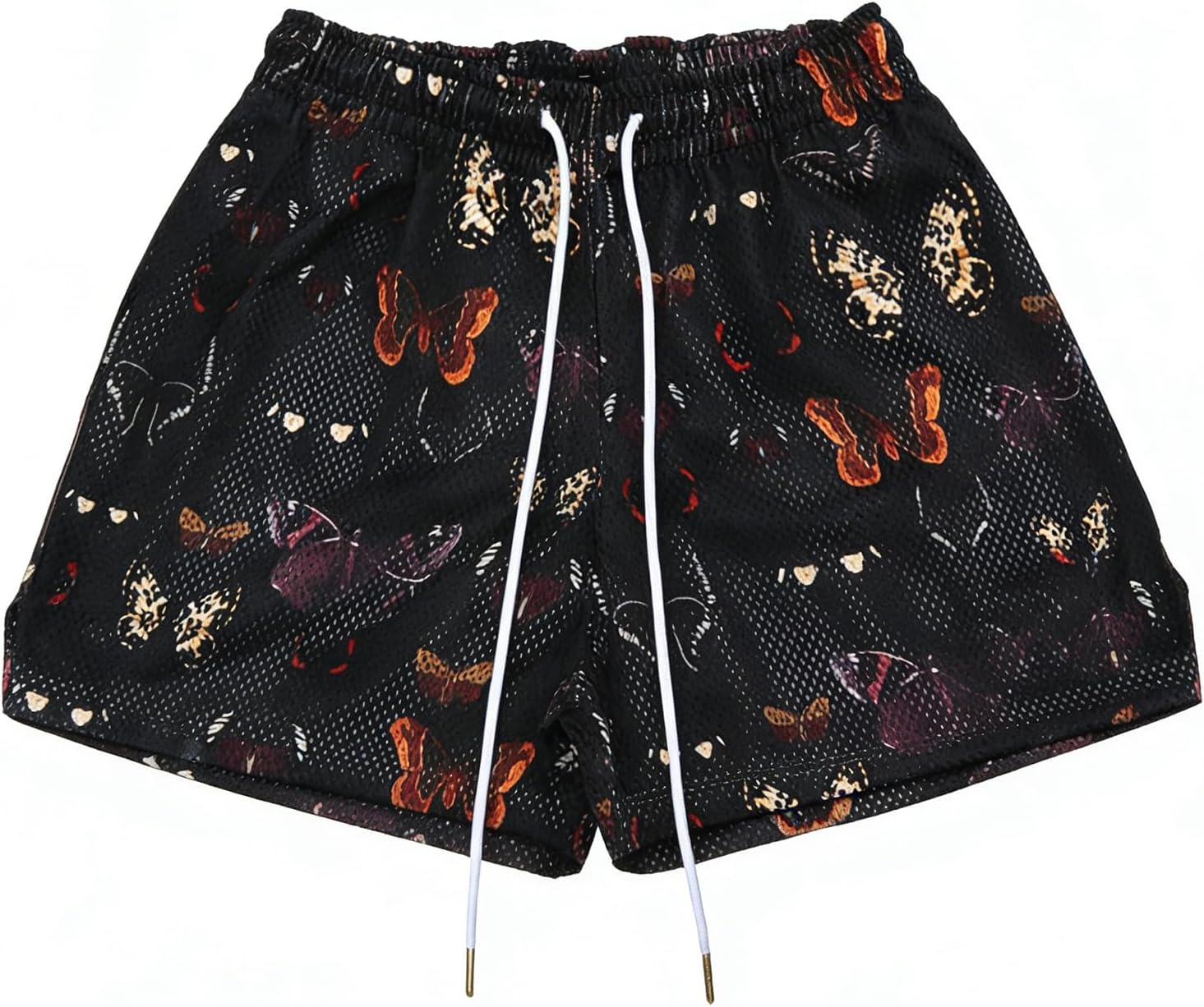 MECH-ENG Men's Graphic Print Shorts Boho Lightweight Athletic Running Workout Mesh Beach Summer Shorts