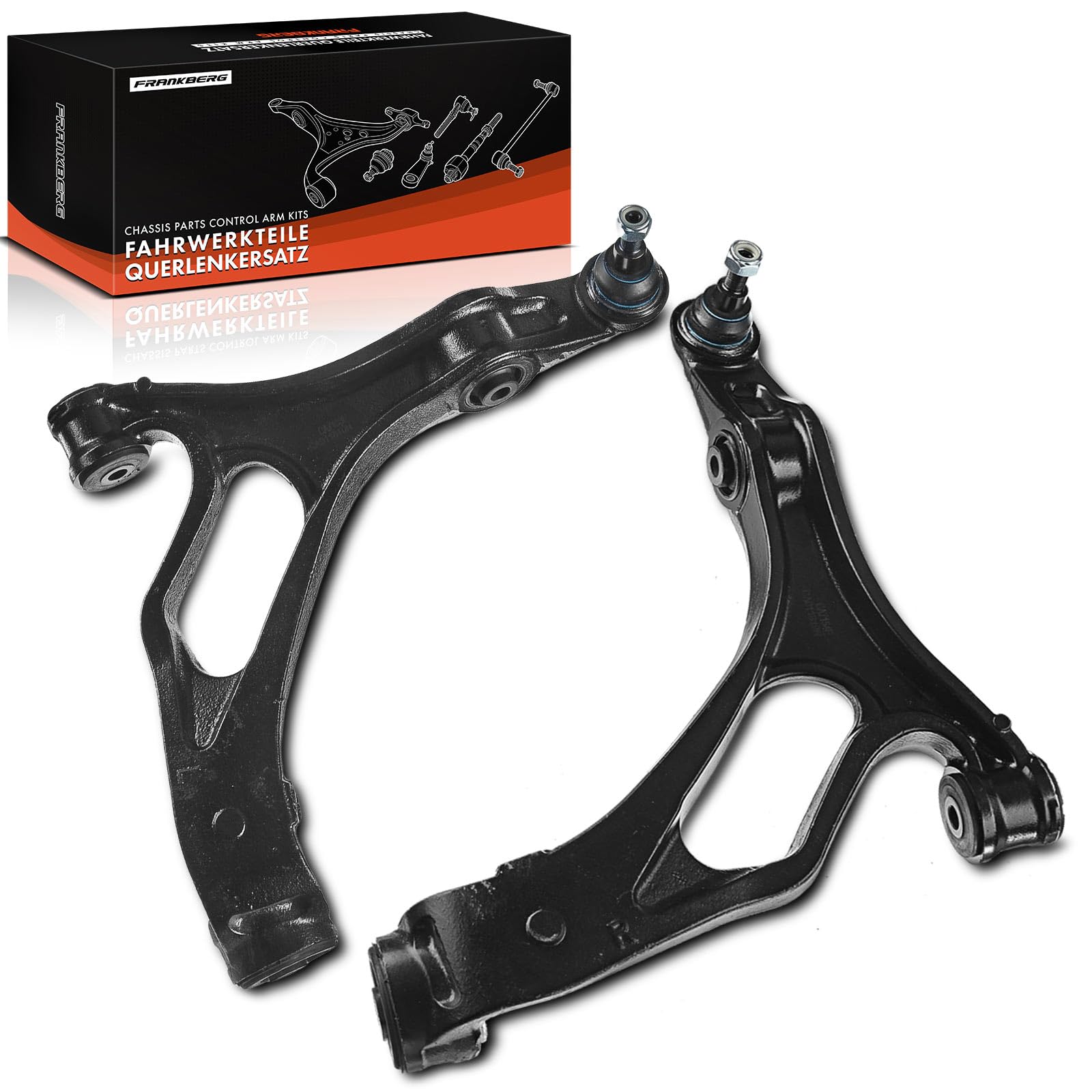 2x Wishbone Wheel suspension Front bottom LeftRight Compatible with C.a.y.e.n.n.e 955 2002-2010 T.o.u.a.r.e.g 7LA 7L6 7L7 2002-2010 Replace# 7L0407151C