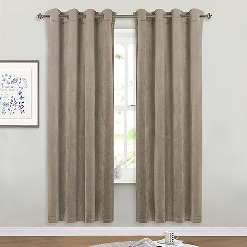 Miniatura 26 de StangH Cortinas de Terciopelo Verde Azulado Opacas - Cortinas de Servicio Pesado con Aislamiento Térmico Decoración del Hogar para Sala de Estar de