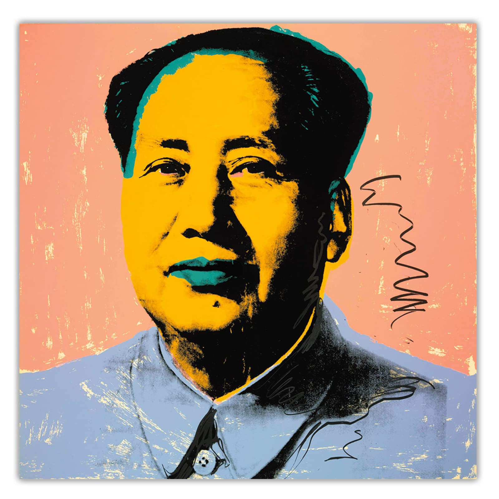 ANDY WARHOLアンディウォーホル毛沢東ポスター1989年ニューヨーク展 ANDY WARHOLアンディウォーホル毛沢東ポスター1989年ニューヨーク展