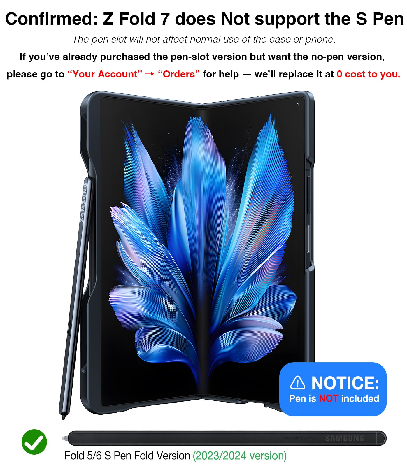 Amazon.com: TORRAS 360 Spin Magnetic Stand for Galaxy Z Fold 7