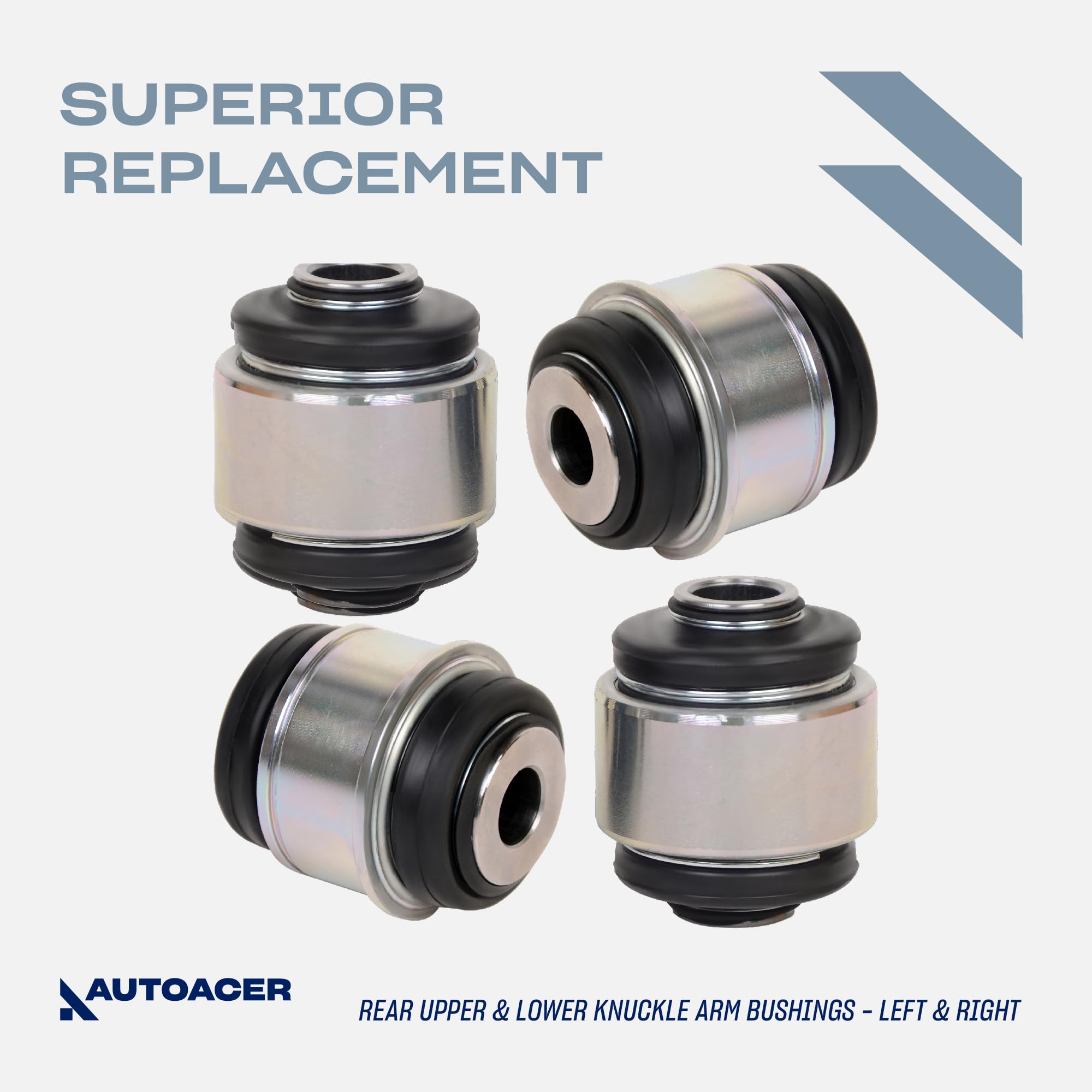 AUTOACER - Front Upper & Lower Control Arm Bushings & Ball Joints