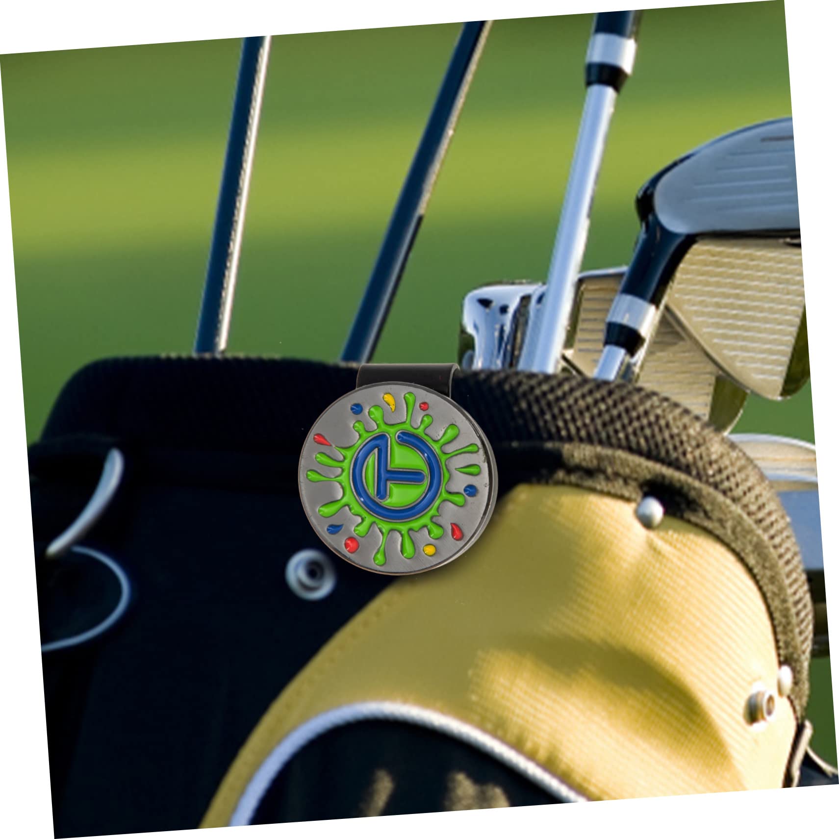 BESPORTBLE Golfhut-Clip Hutklammer Hutmarkierungsclips Golflinienmarkierungswerkzeug Golfliner Golf Marker Golfball Marker Golfmarkergeschenke Praktischer Golfmarker Zinklegierung 5st