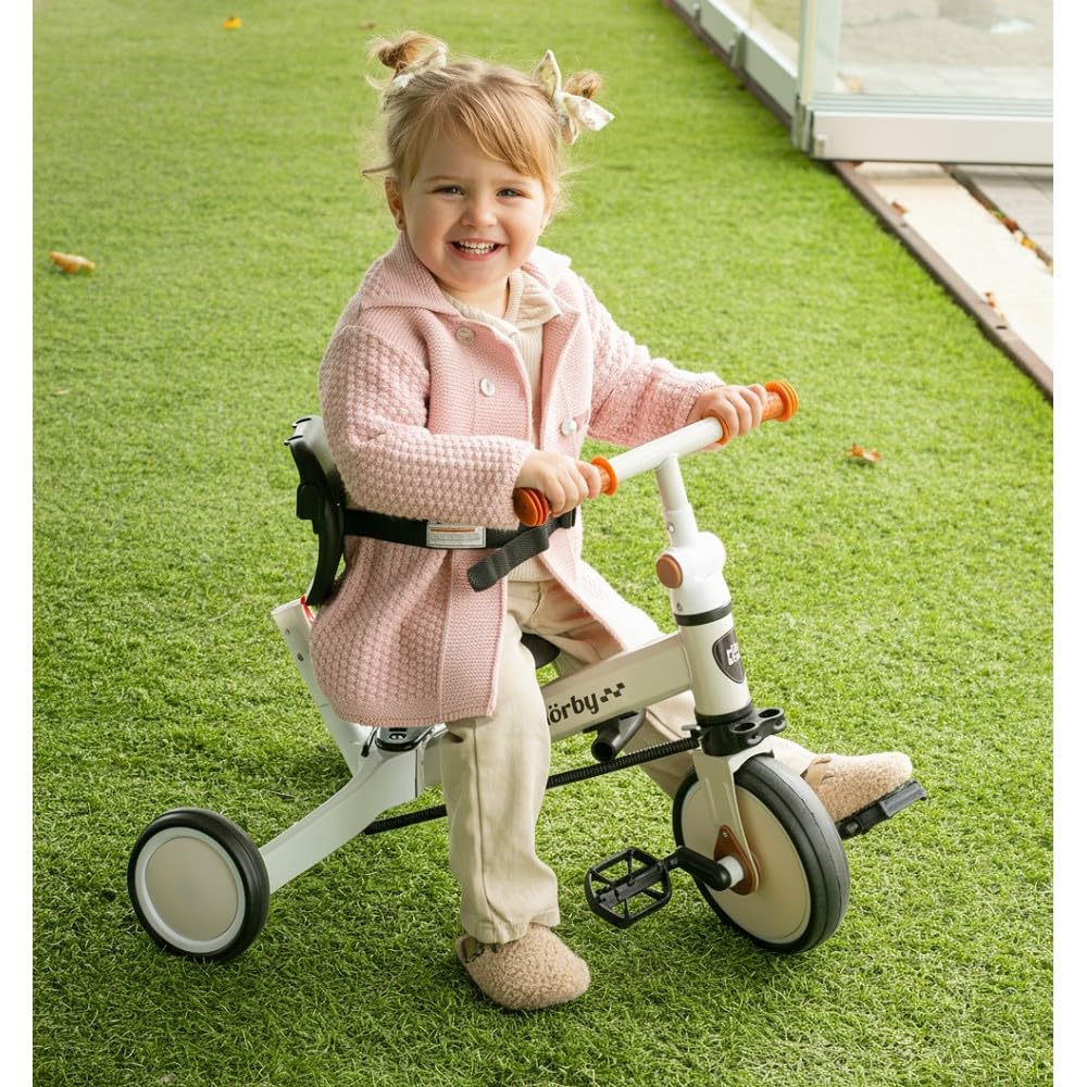 Interbaby Norby: 5 in 1 Dreirad und Laufrad mit Verdeck, 1 bis 5 Jahre
