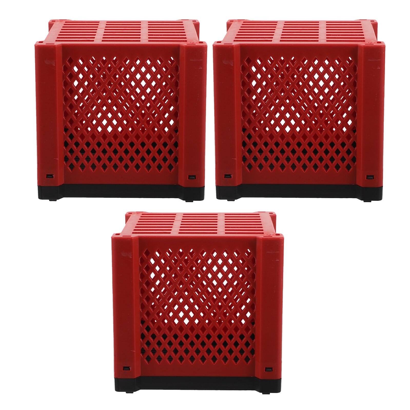 Accessoires filtres aquarium cubes purificateurs filtrants rouges VALICLUD pour bassin