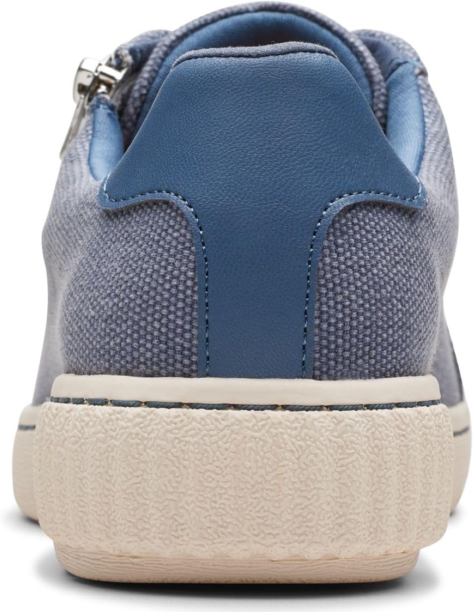 Clarks Women's Caroline Echo Canvas Side Zip Fashion Sneaker - Image 4
