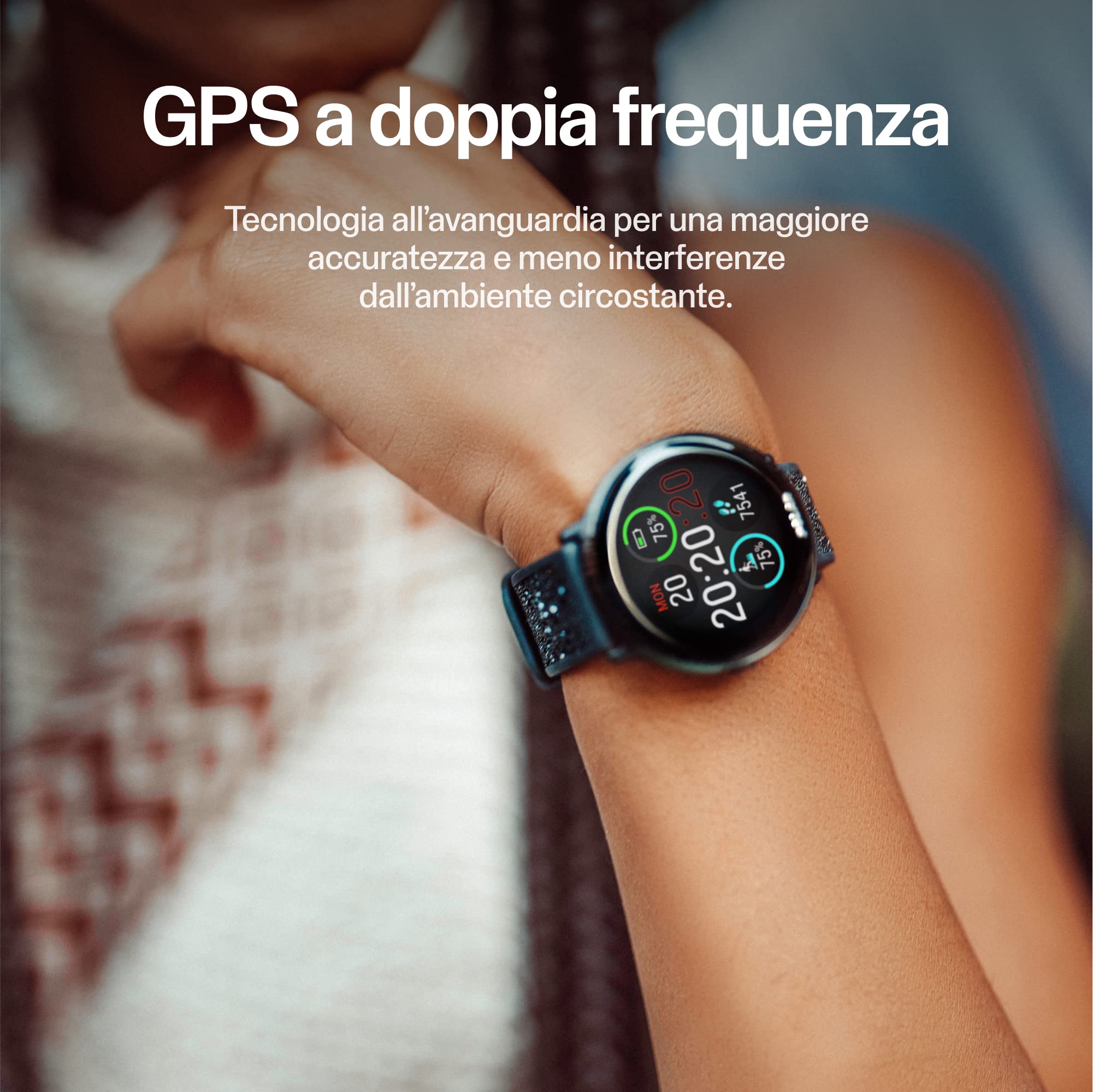 Polar Smartwatch con GPS per Fitness e Benessere, analisi del Sonno, Display AMOLED, Activity Tracker 24/7, allenamenti Personalizzati e Guida vocale in Tempo Reale, Night Black, S-L, Ignite 3