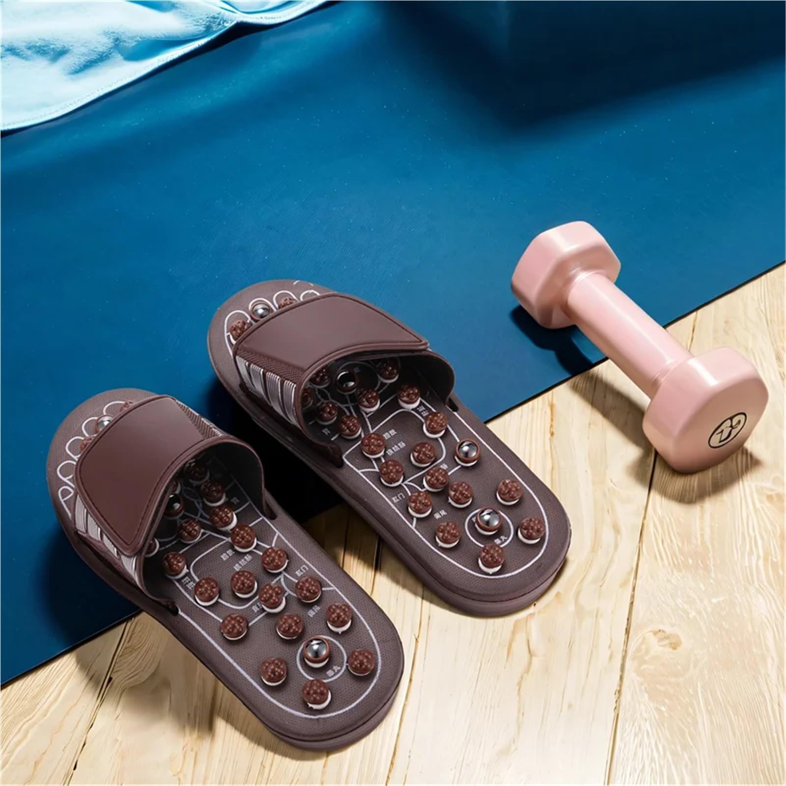 Fußmassagegerät Massage Hausschuhe Schuhe Sandalen Haushalt for Männer Frauen Für Die Fußmassage(S)