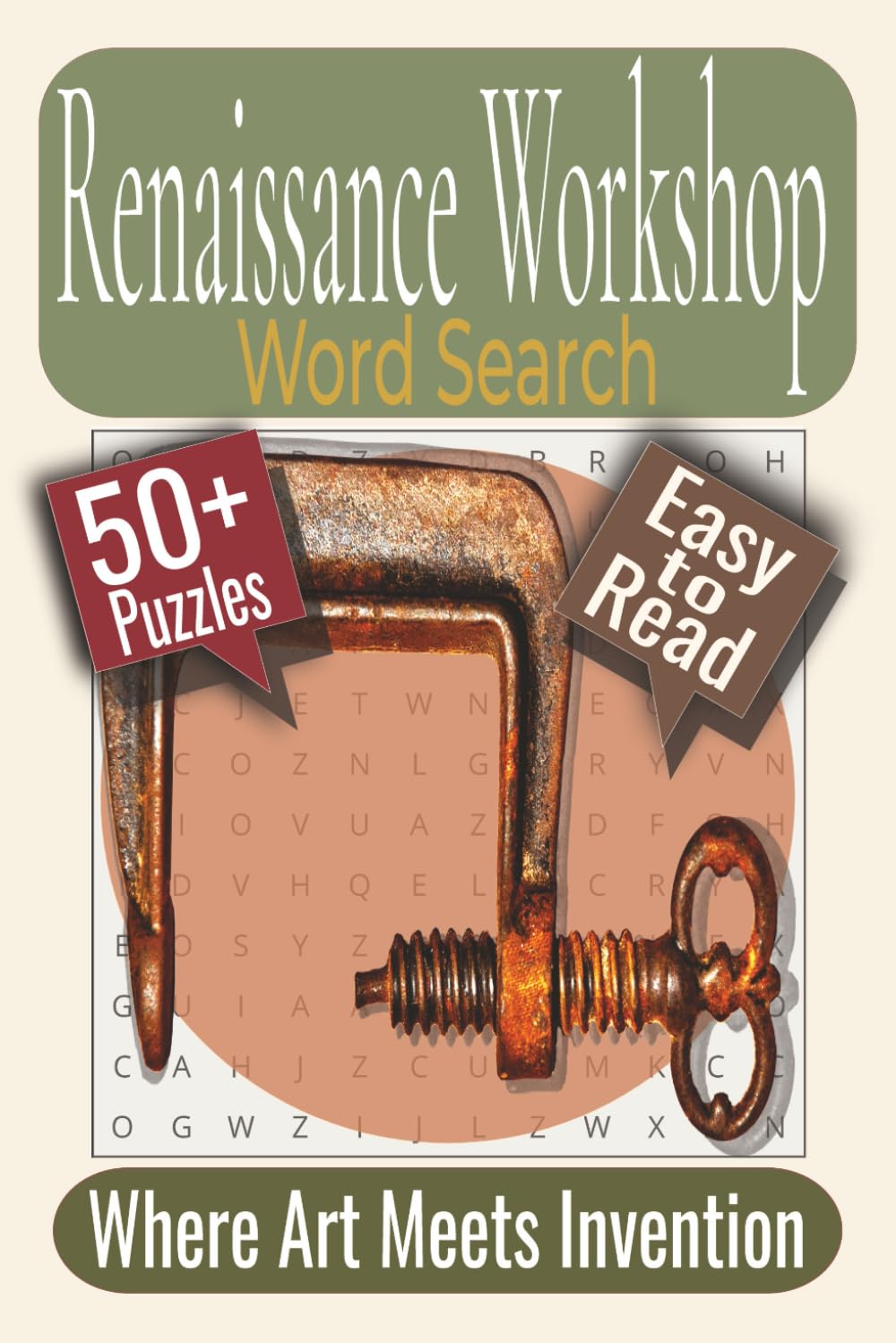 Renaissance Workshop Word Search Puzzle Book: Puzzles featuring Art Tools, Studio Materials, Workshop Techniques