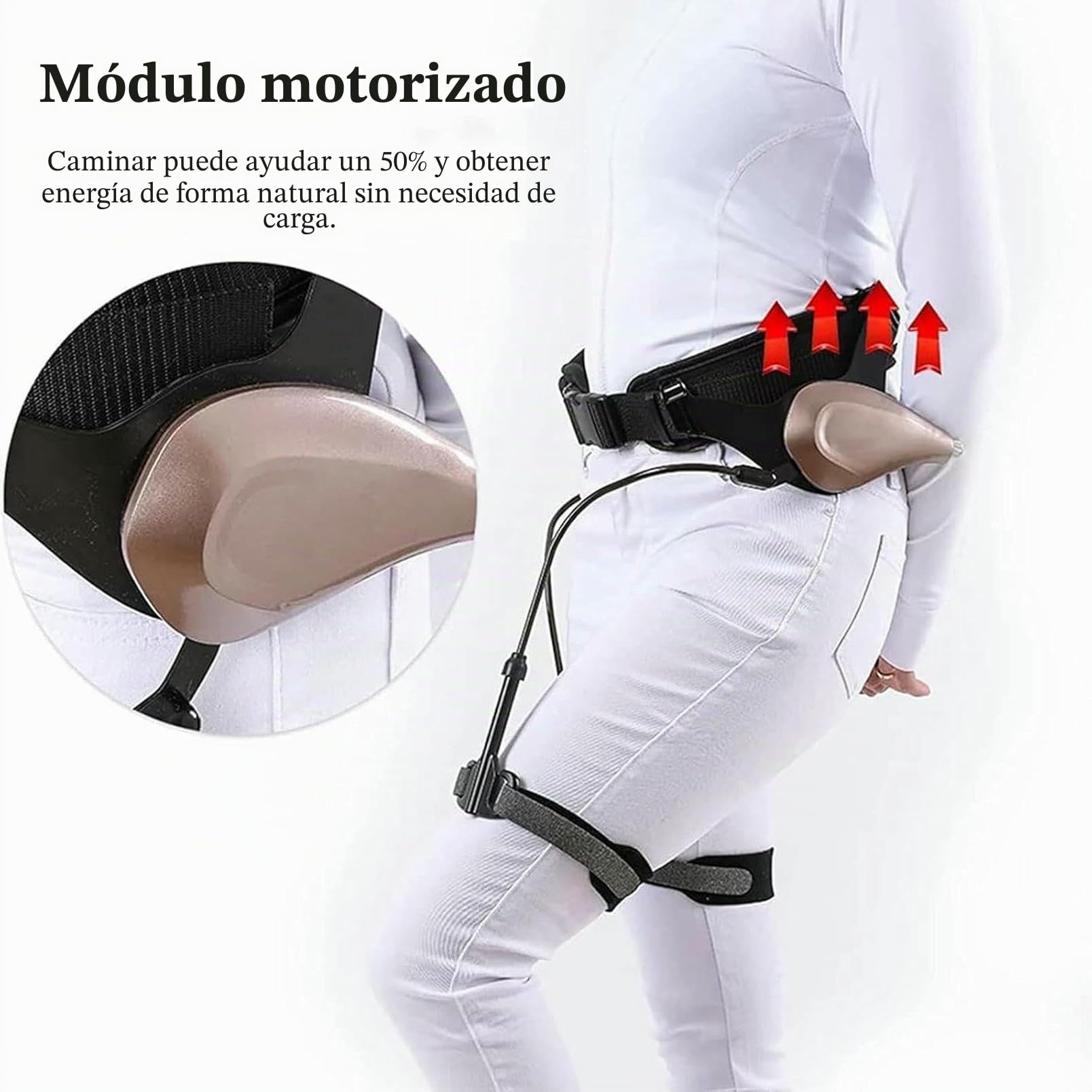 Ayuda para Caminar con Exoesqueleto, Equipo De Entrenamiento De Rehabilitación De Miembros Inferiores, Ayuda para Caminar con Exoesqueleto Ajustable