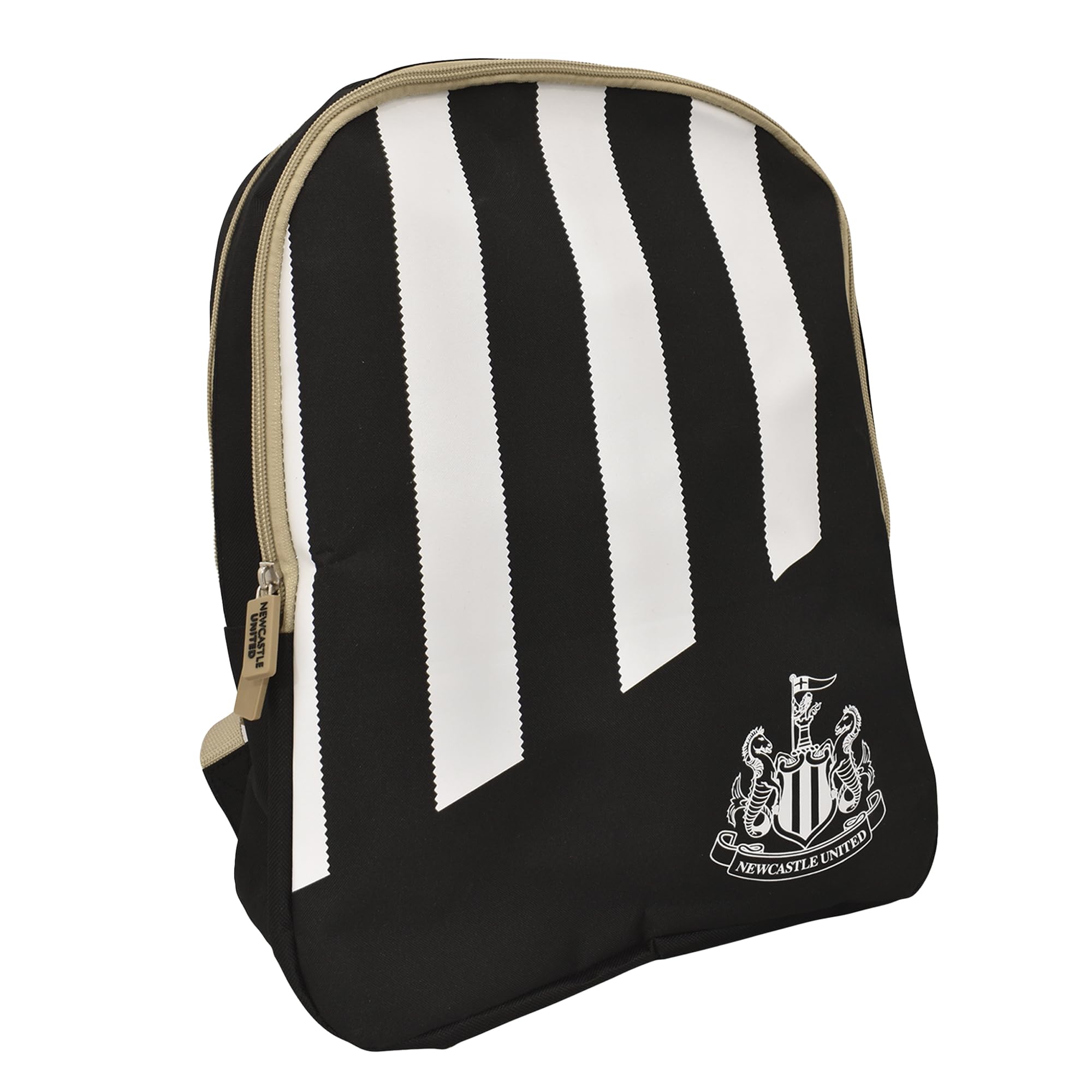 Hy-Pro Newcastle United - Juego de fútbol con licencia oficial - Pelota tamaño 5 con bomba, mochila, saco de gimnasio, guantes de portero, espinilleras y botella de 750 ml, regalos completos de fútbol