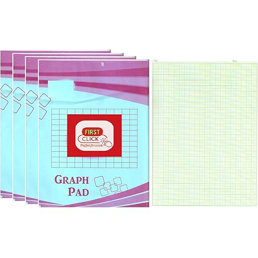 FIRST CLICK Graph Paper Pad 2 mm