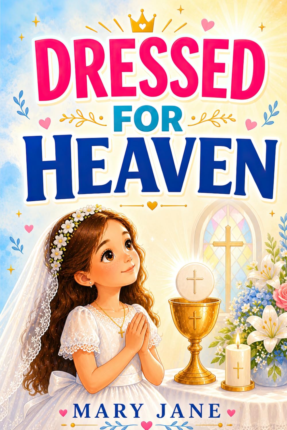 Dressed for Heaven: A First Communion Book with 11 Stories, Prayers and Reflections for Catholic Girls Ages 8-10