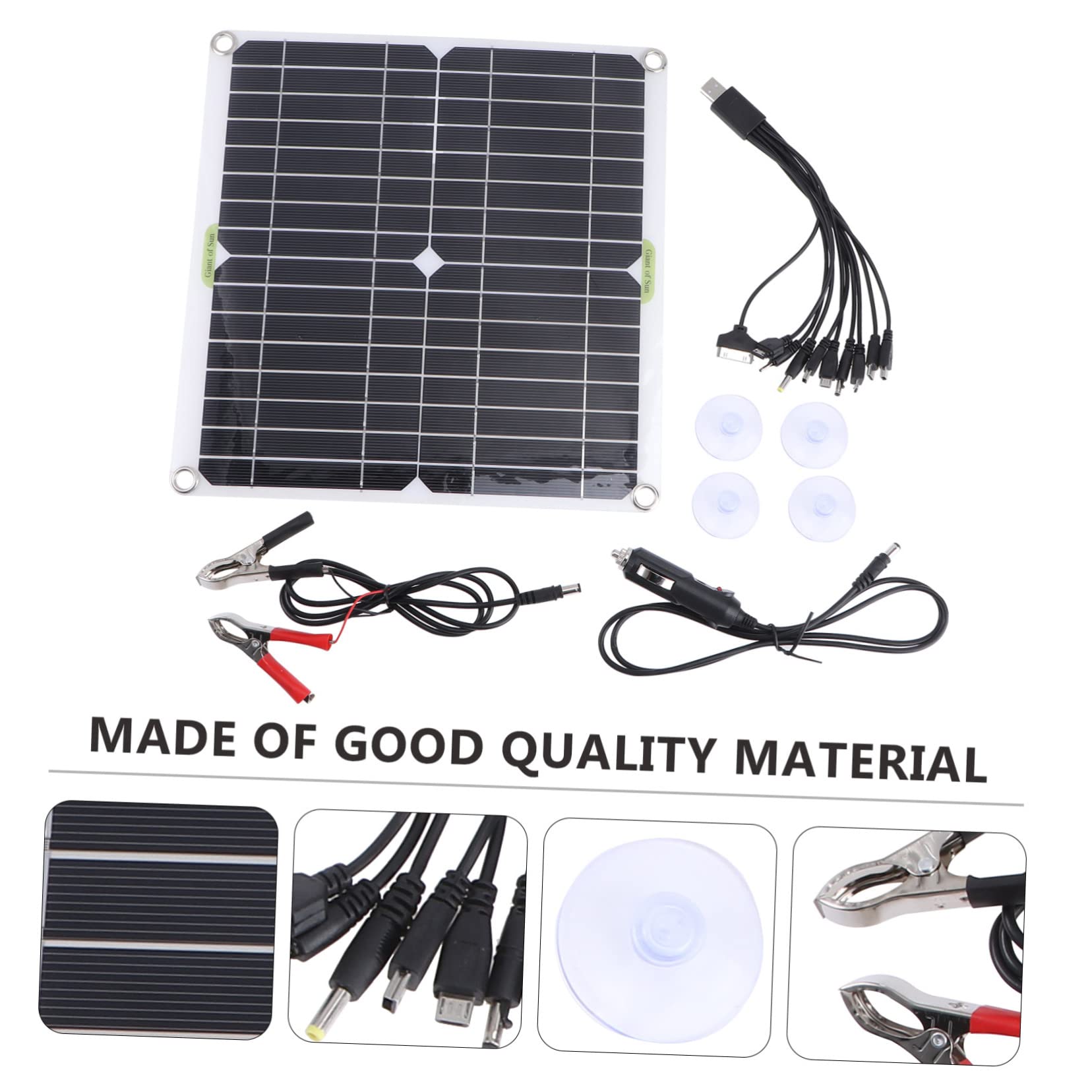 HEMOTON Kits De Paneles Solares Para Exteriores Paneles Solares Fotovoltaicos Carga Solar Para Caravaning Energía Solar Móvil
