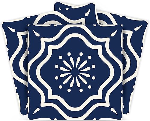 Miniatura 1 de Mi Alma Colección de calcomanías para chimenea, 24 calcomanías para azulejos de despegar y pegar, juego de 24 calcomanías para azulejos en muro,