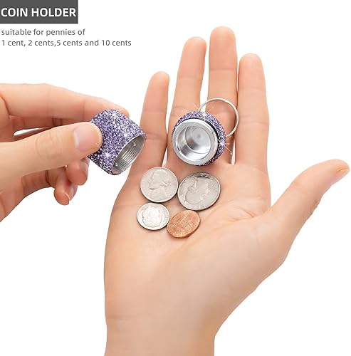 Miniatura 5 de Pastillero de viaje con forma de diamante, pequeño organizador de píldoras, caja de bloqueo de medicamentos, bonita caja de píldoras para bolso,