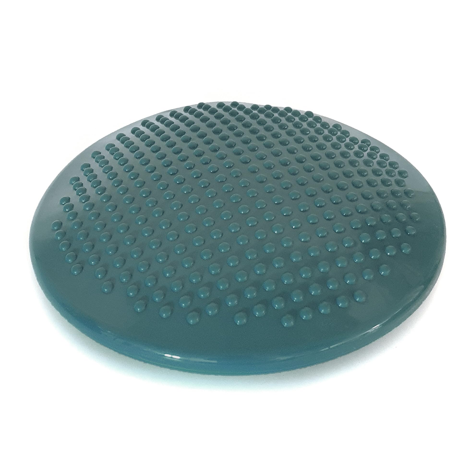 Ballsitzkissen Noppen 37 cm Türkis + passende Pumpe | Fitness, Yoga, Reha, Rückentraining Balance-Kissen, Luftkissen, Balance Pad, Noppenkissen core