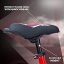 Stryder Rexy 20T Fat Tyre BMX Cycle for Kids (Unisex) | V-Brakes | Nylon Tires | Training Wheels | Sporty Design Cycle for Boys & Girls (Age Range: 8-15 Years) (Red) gallery image