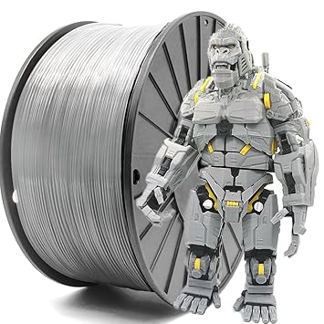 Reprapper Gray PLA Filament for 3D Printer & 3D Pen 1.75mm ( 0.03mm) 6.6lb (3kg)