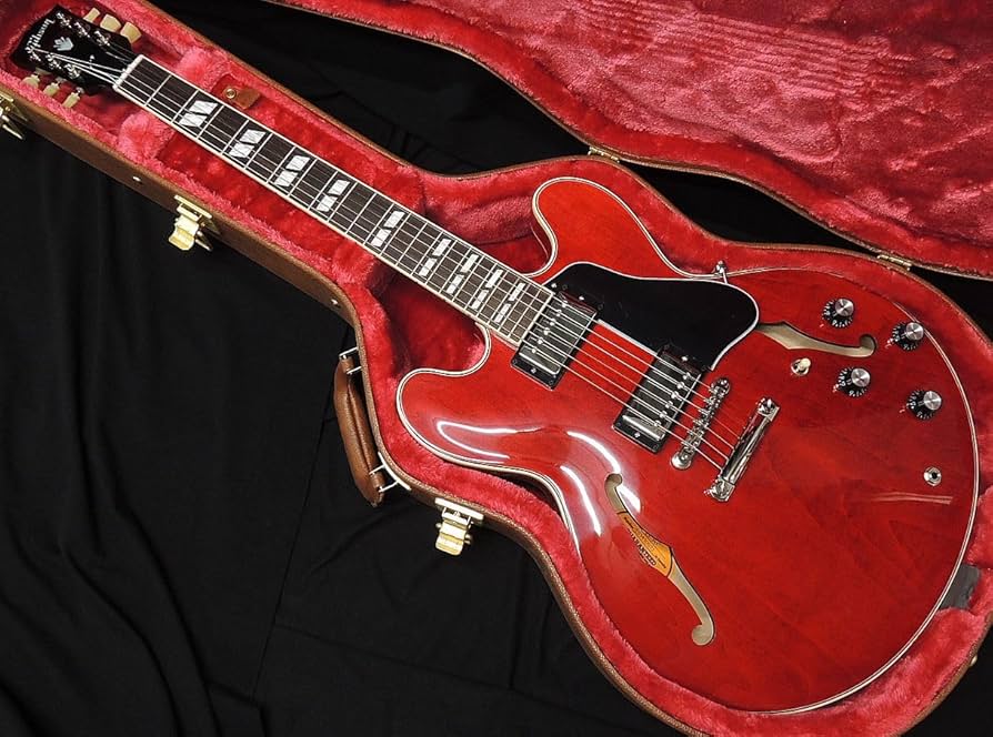 ノーブランド　GIBSONタイプ　セミアコースティック　エレキギター ノーブランドGIBSONタイプセミアコースティックエレキギター