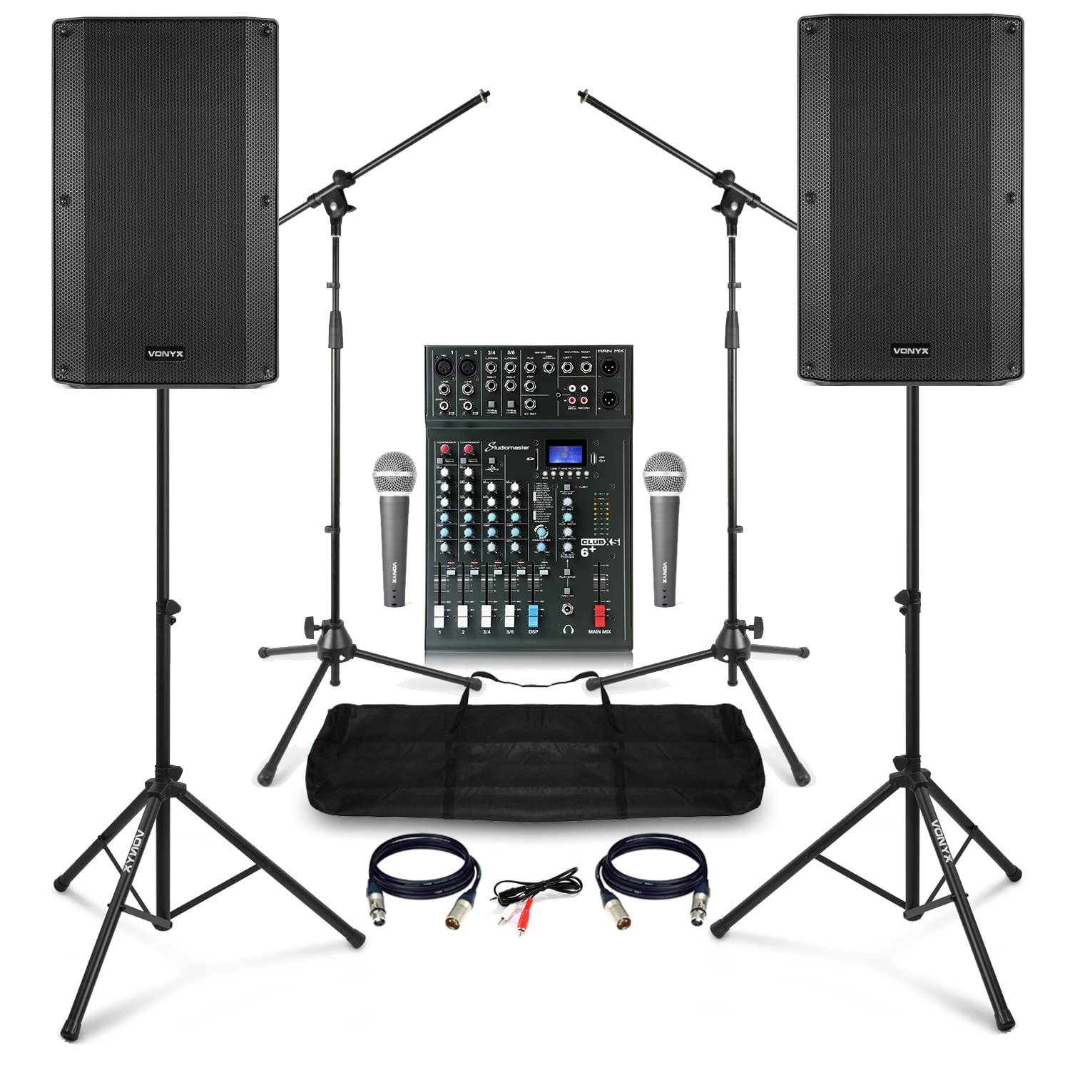 Buy VONYX Complete Professional PA System Package VSA120S 12", CLUB