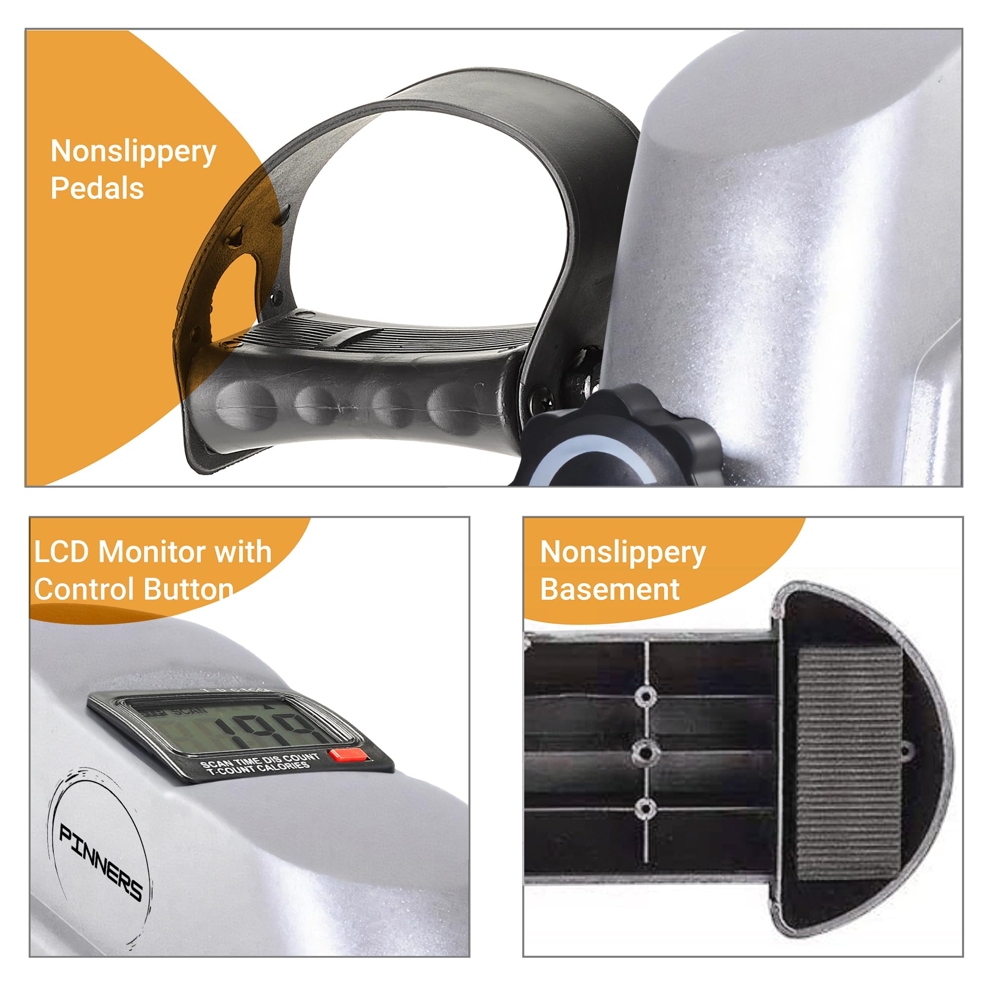 Pedales Estáticos Ejercicio, Mini Bicicleta Estática, Pedaleador Estático, Aparato de Ejercicio en Casa, Pedales Personas Mayores, Pedaleador para Ancianos, Pedalier