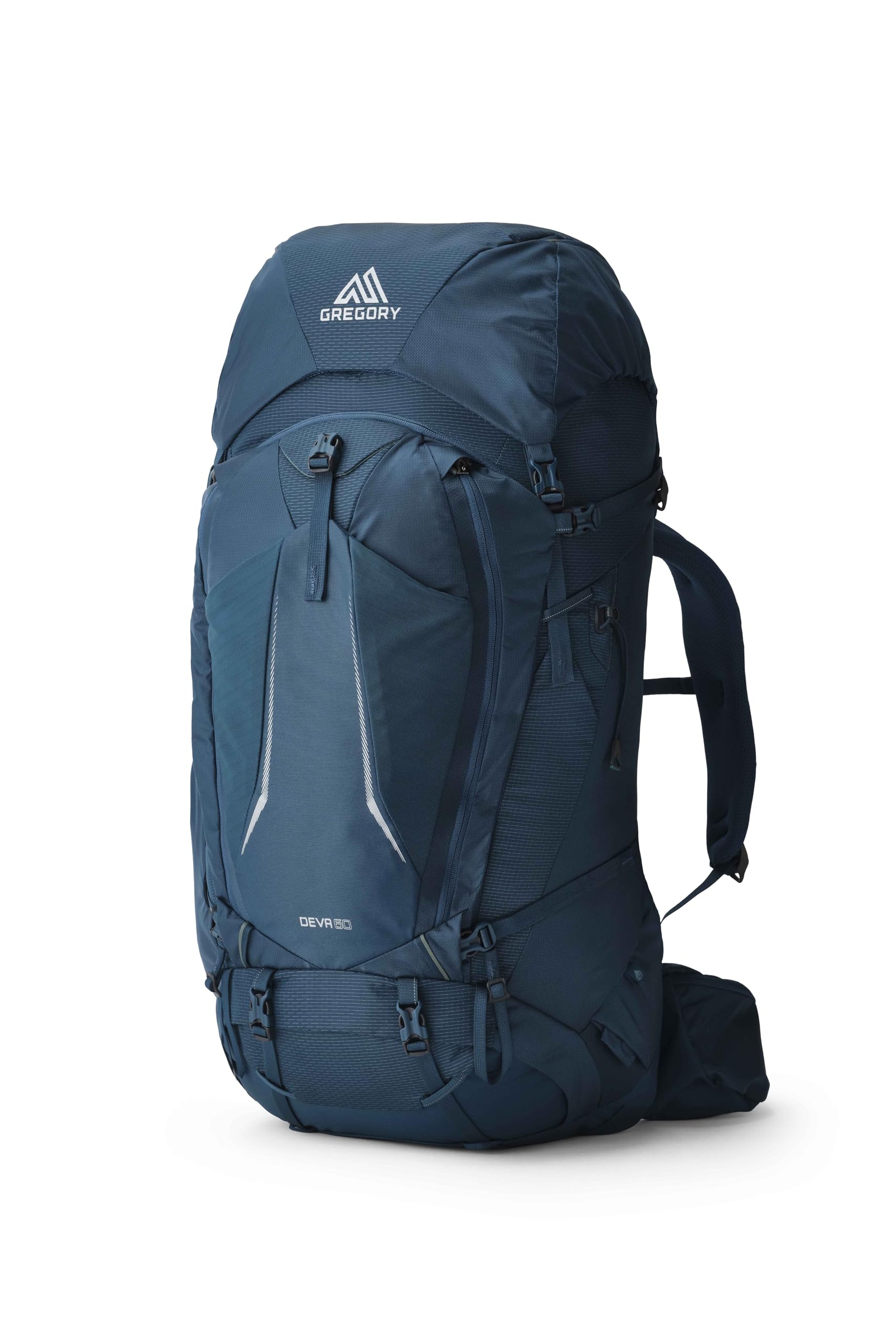 Deva 60L Women's Hiking/Backpacking Pack, Medium, Mountain Teal | AirCushion mesh backpan…