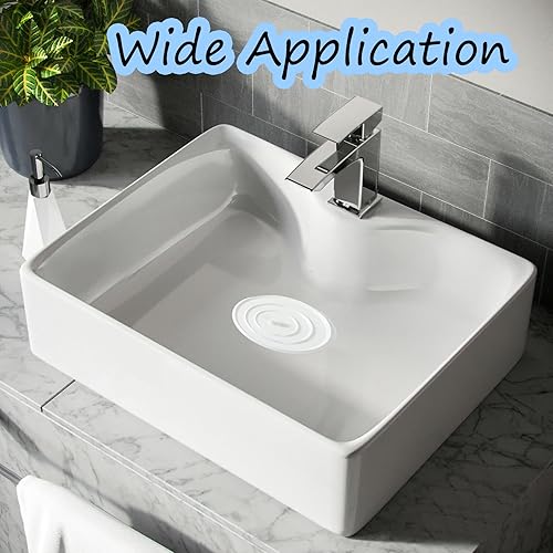 Miniatura 5 de Tapón de silicona para desagüe de bañera de 4.5 pulgadas, tapón universal para fregadero y enchufe de viaje para cocinas, baños y lavanderías
