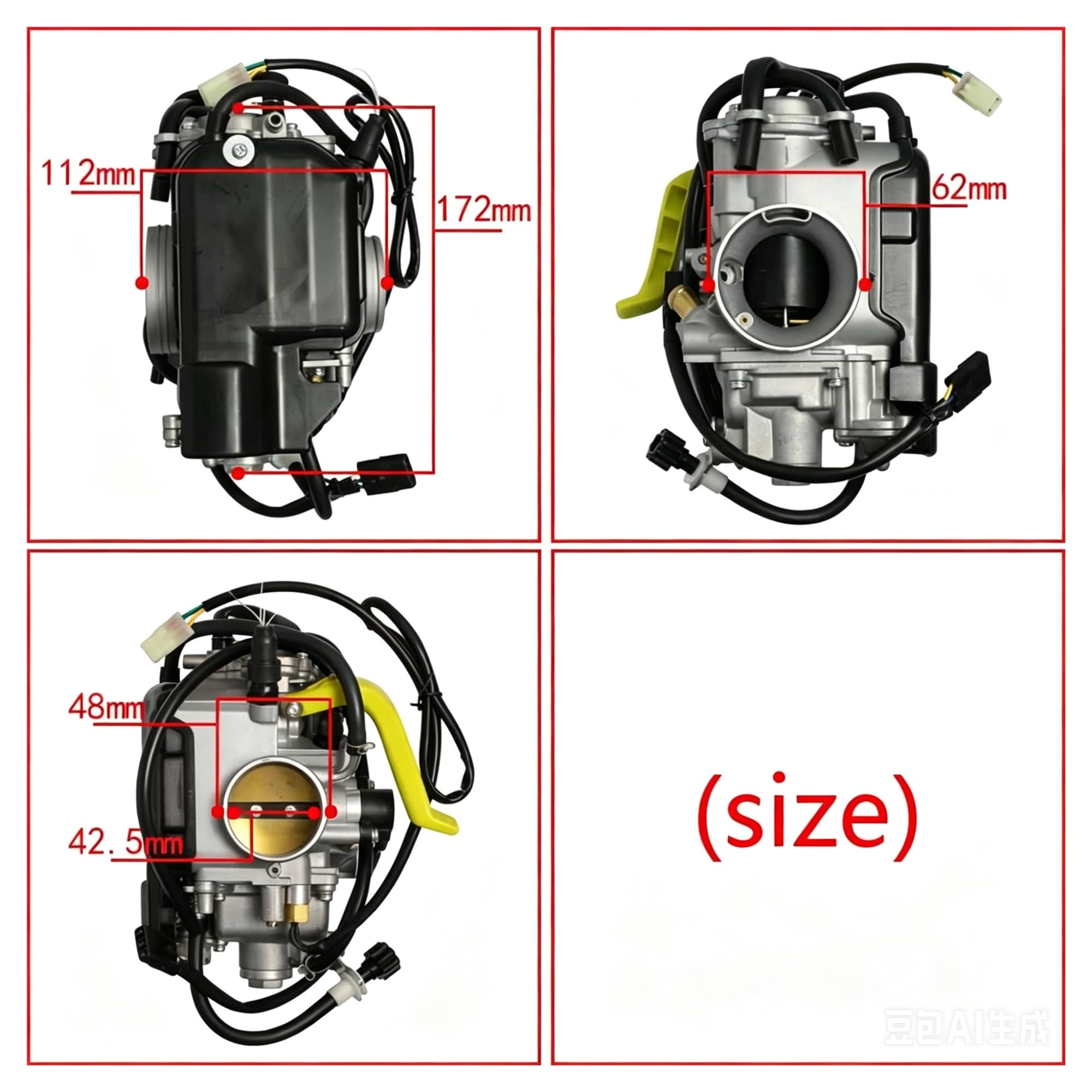 Carburatore Carb Moto Carburatore Per Trx450r Trx 450r Per Sportrax 450 2004 2005 Carburat | 16100-hp1-673,Prestazioni superiori,Ridurre l'accumulo di carbonio,Resistente all'olio