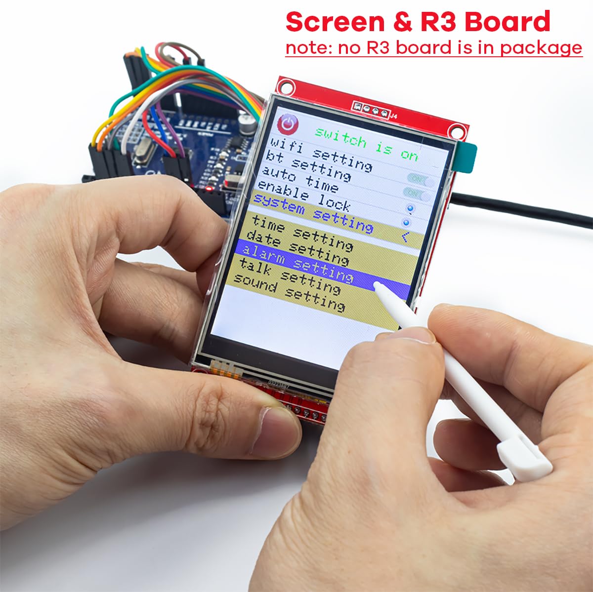 LAFVIN 3,2 cala TFT LCD Touch Display Shield Module 320 x 240 SPI Serial ILI9341 z rysikiem dotykowym kompatybilny z Arduino