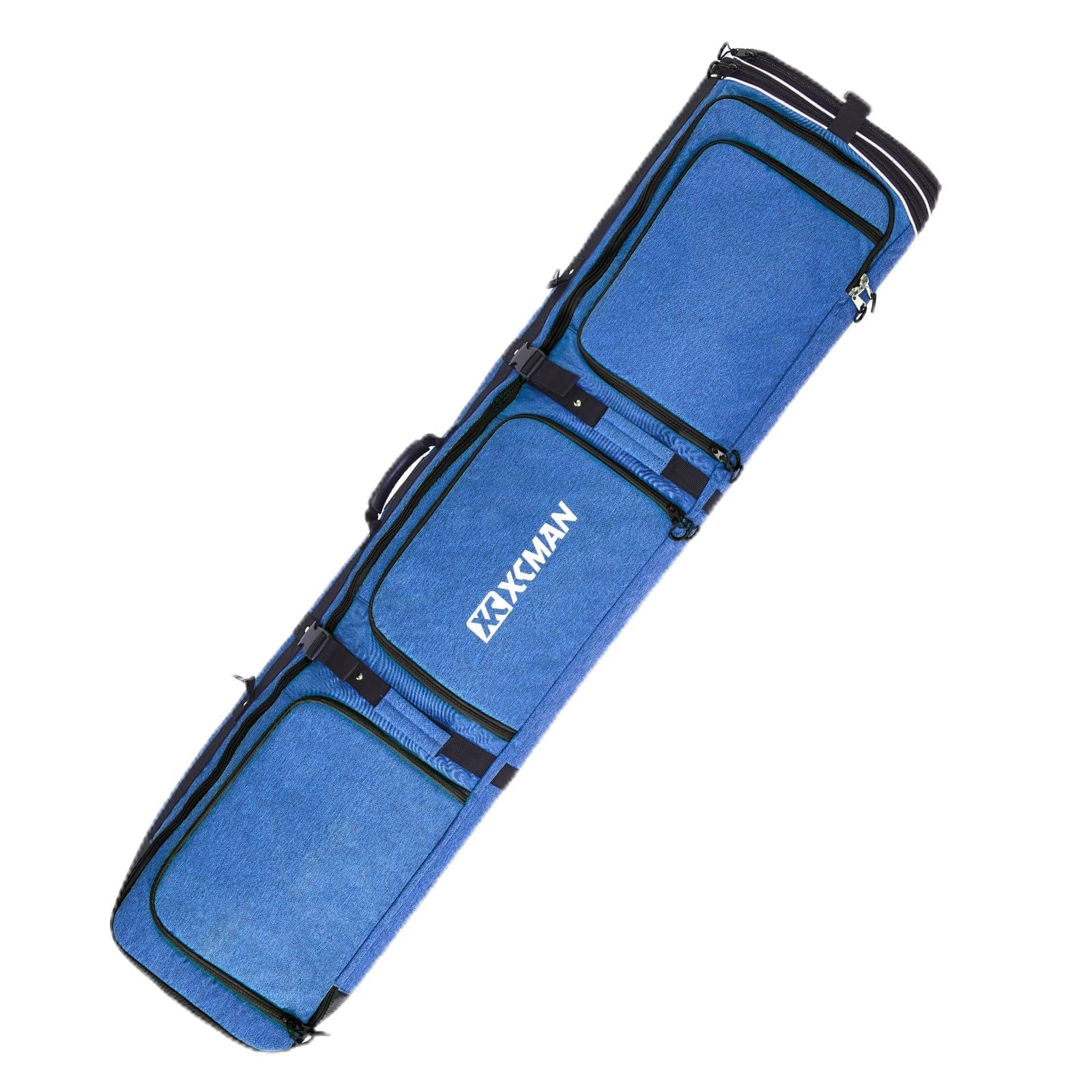 XCMAN Bolsa de Snowboard Ajustable 63-75 Pulgadas Acolchada para Viajes Aéreos