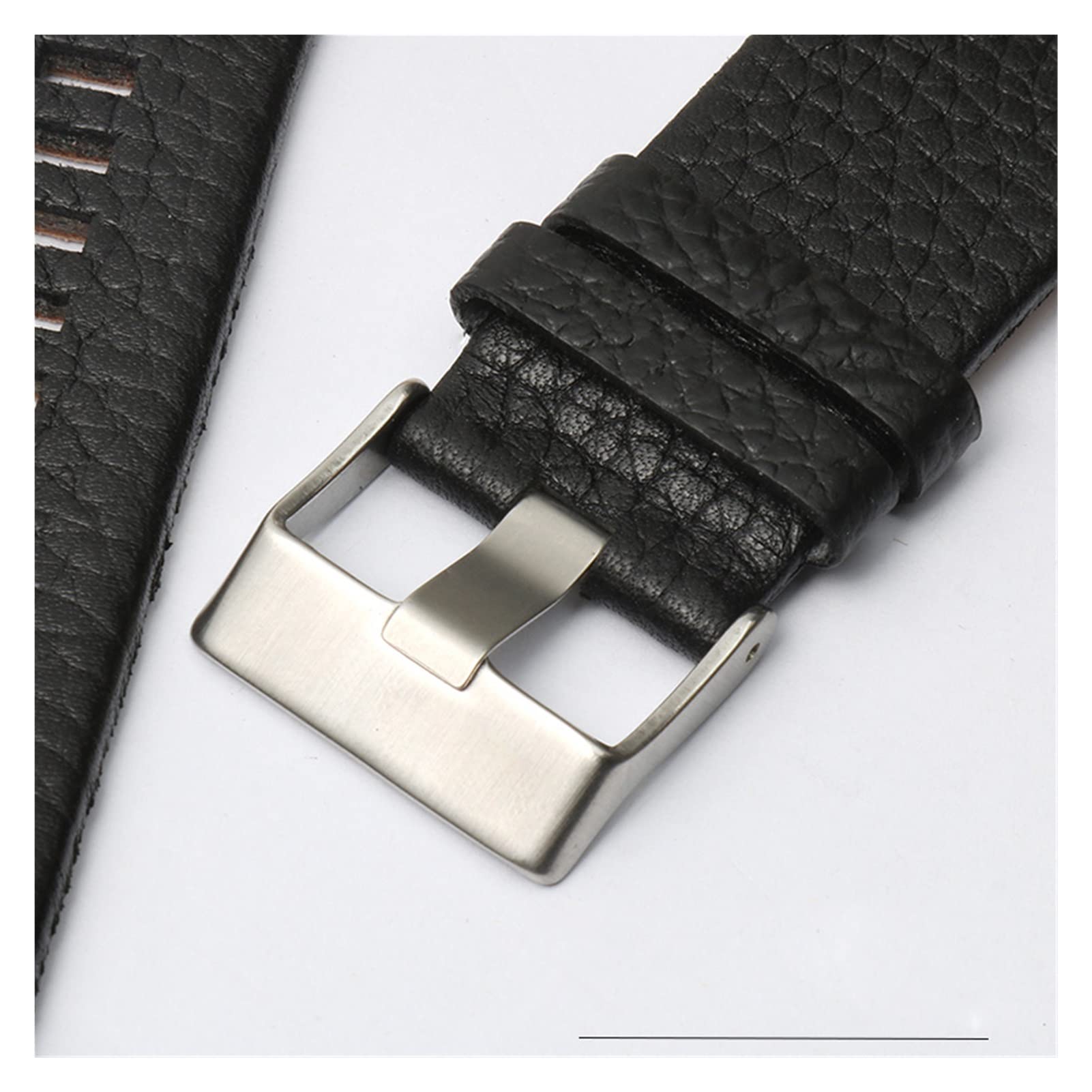 Diesel Watch Band Leather Replacement 26mm 27mm Fit for DZ73