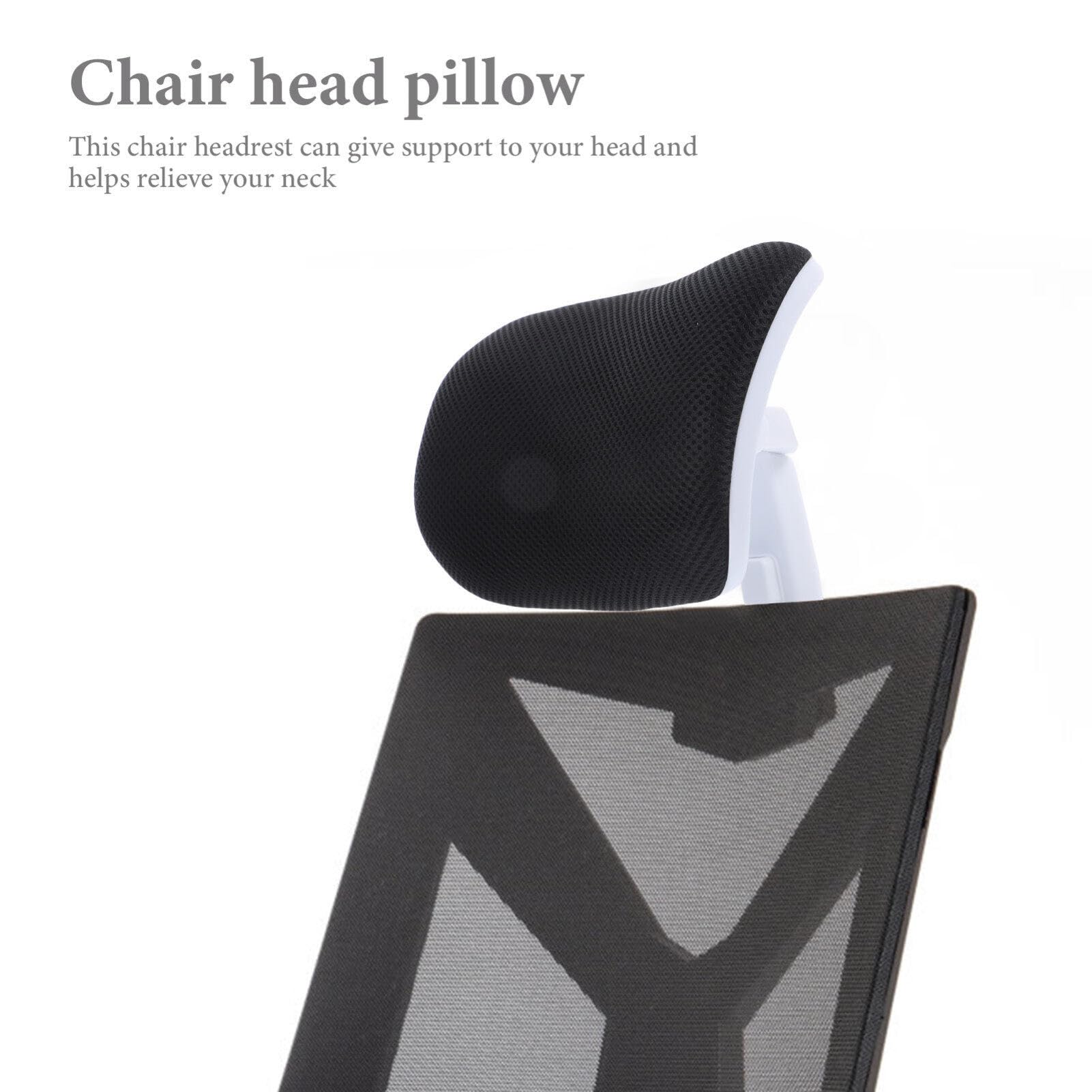 LIFKOME Cuscino Regolabile Per Poggiatesta Neck Headrest Per Cuscino Per Computer Traspirante e Comfort Ottimale
